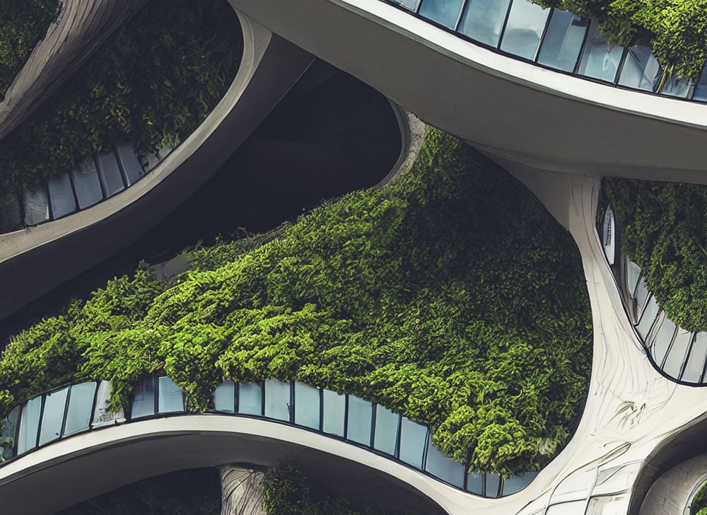 facades green forest 